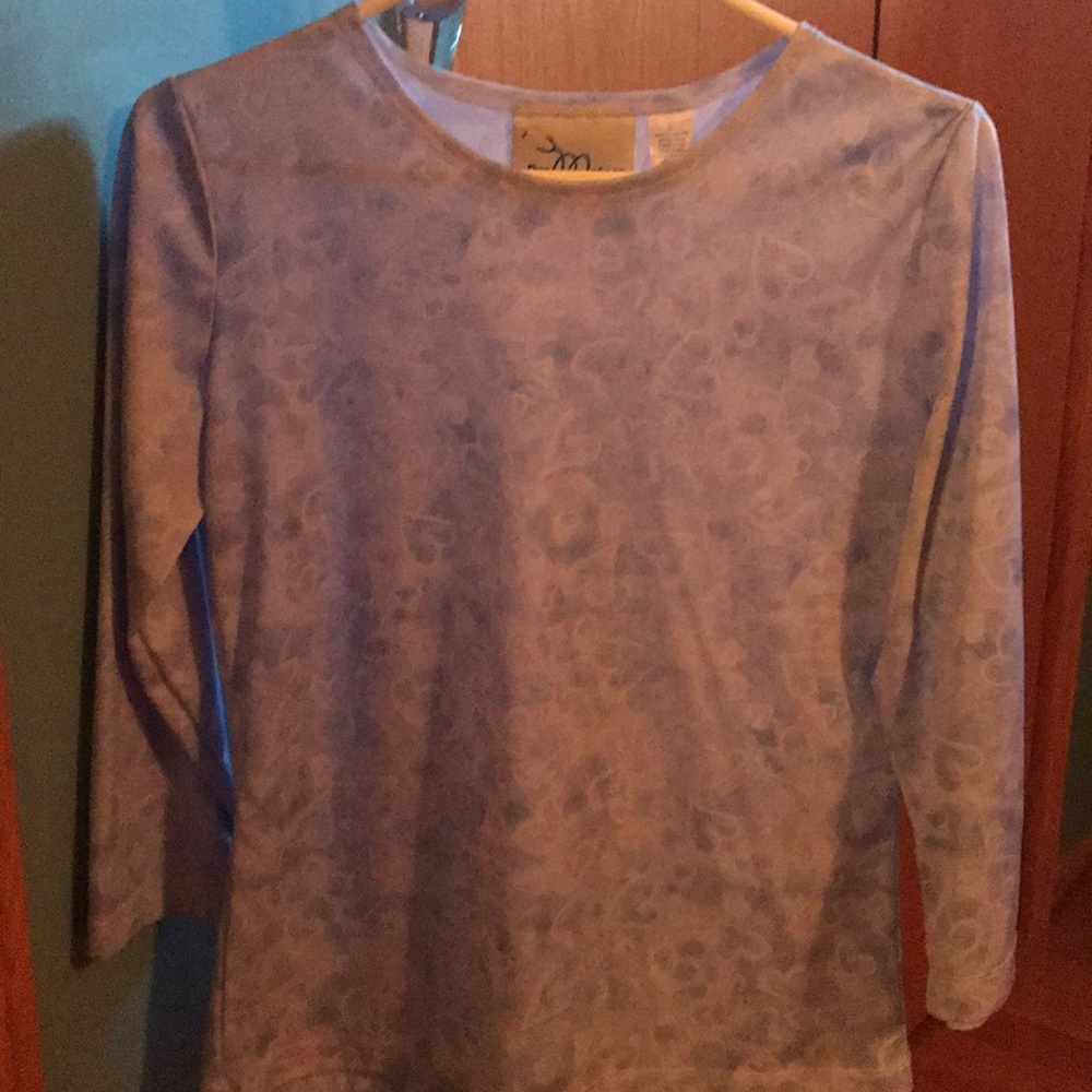 3/4 sleeve uniform top